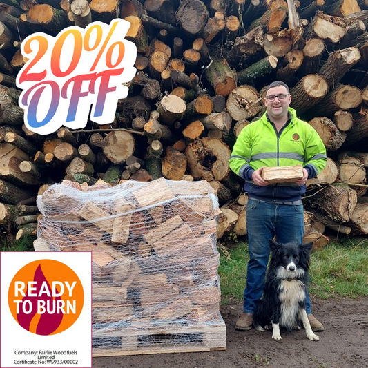 Ready to Burn Outdoor Firewood (1.1m3)-Firepits-Chimineas