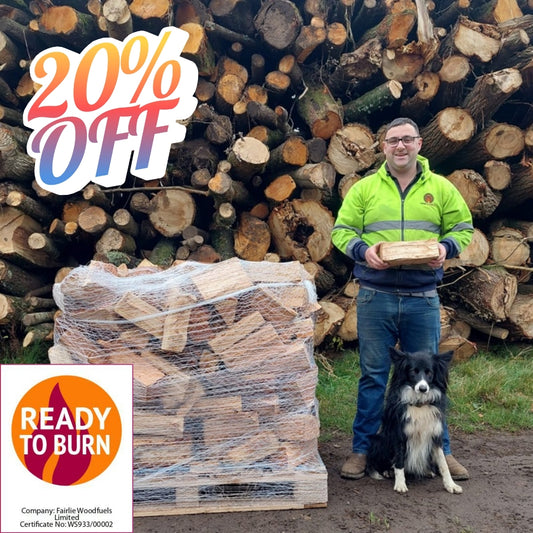 Ready to Burn Outdoor Firewood (1.1m3)-Firepits-Chimineas